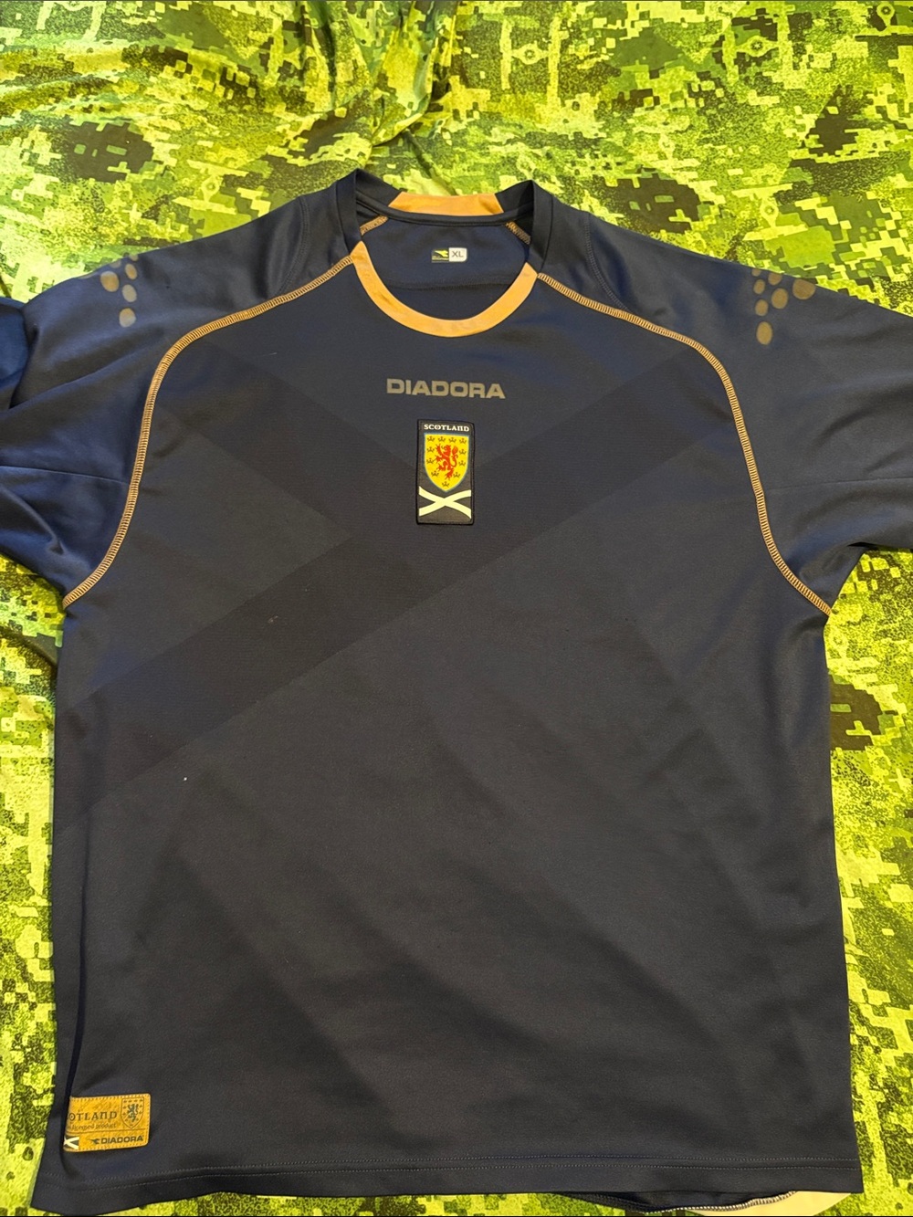 Diadora Scotland national soccer team World Cup jersey